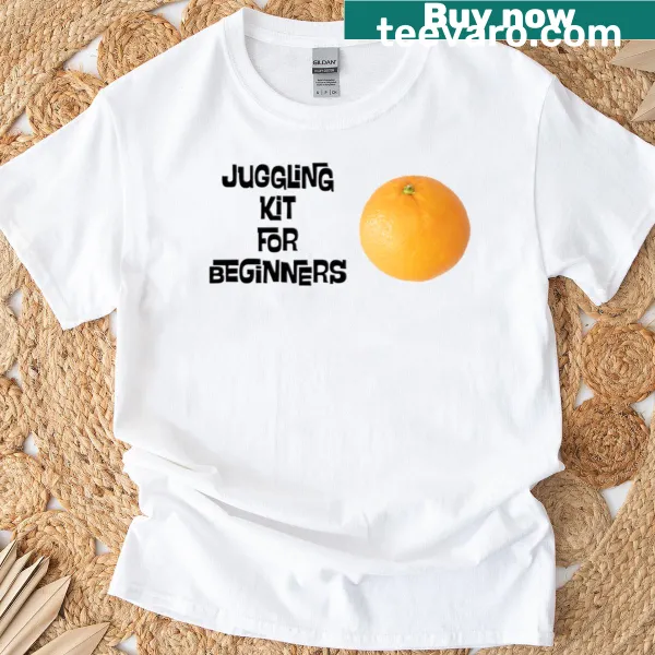 Juggling themed graphic T-shirt for beginners