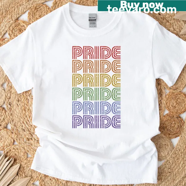 LGBTQ+ Pride T-shirt with bold statement design.