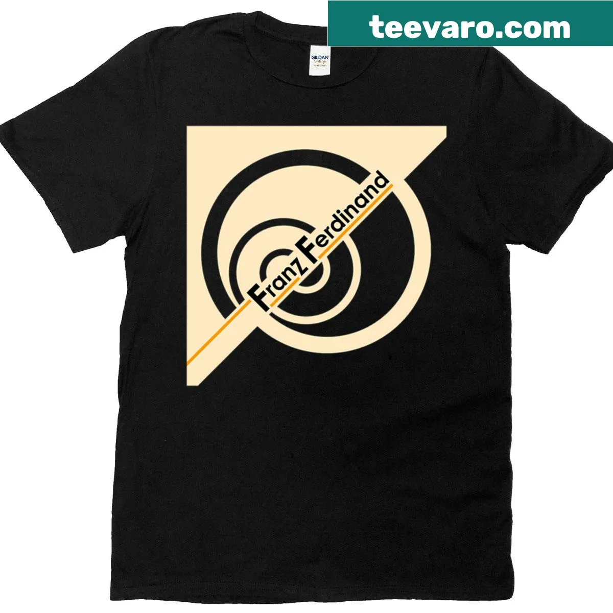 Minimalist T-shirt featuring the word 'Matinee' in elegant typography. — on a men's t-shirt