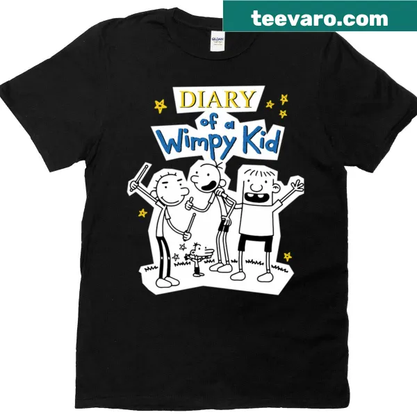 Vintage-inspired children's shirt featuring movies and music themes