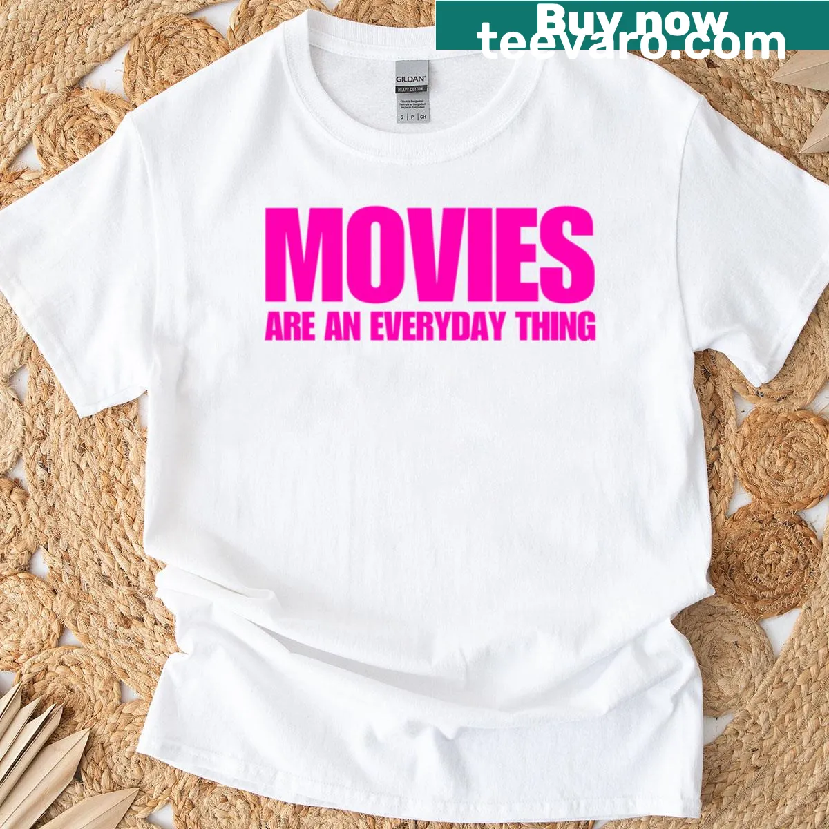 Nostalgic T-shirt celebrating the everyday joy of movies — on a men's t-shirt
