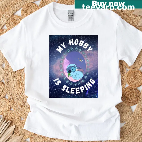 Oversized T-shirt with the phrase My Hobby Is Sleeping