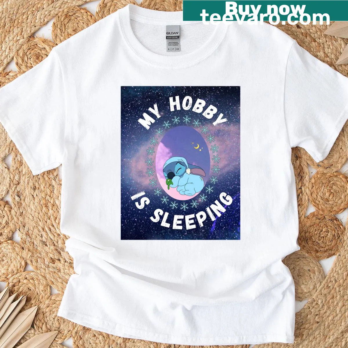 Oversized T-shirt with the phrase My Hobby Is Sleeping — on a men's t-shirt