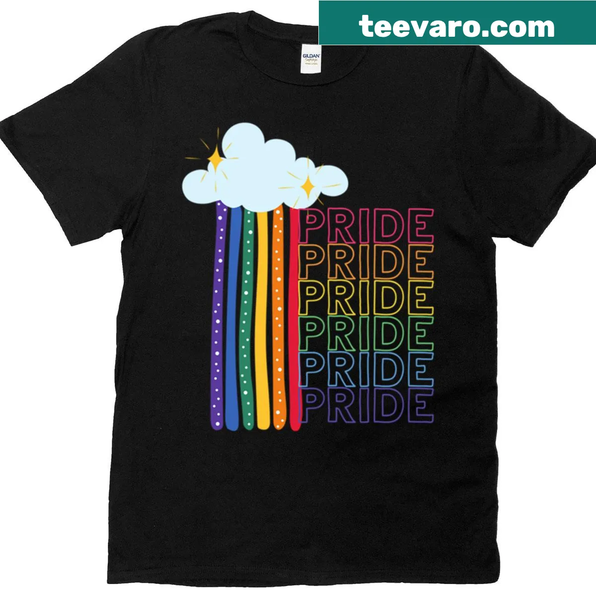 Comfortable oversized T-shirt for celebrating pride — on a men's t-shirt