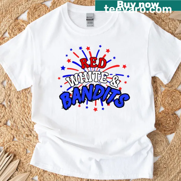 T-shirt featuring an exciting fireworks display for Fourth of July celebrations