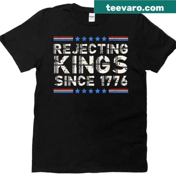 Patriotic T-shirt with USA flag and historical text