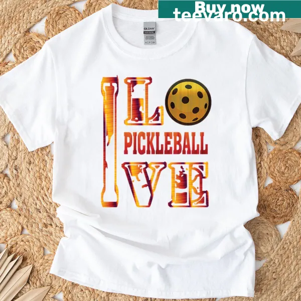 Fun retro pickleball design shirt for midlife players