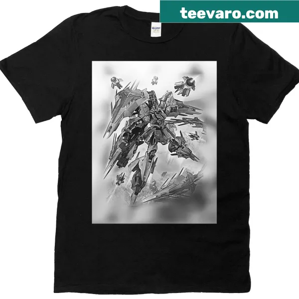 Artwork T-shirt featuring Sazabi Gundam design