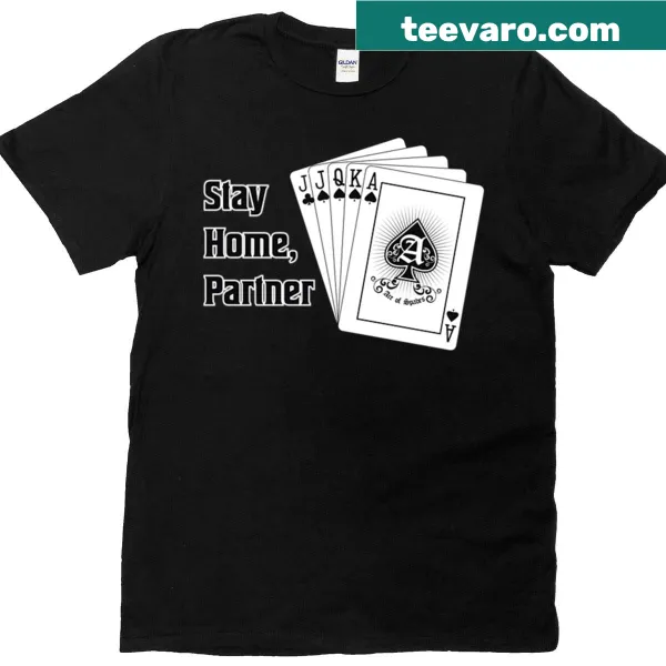 T-shirt with clever 'loner hand' euchre design for card enthusiasts