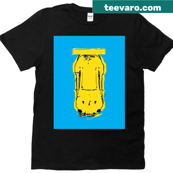 Illustrated T-shirt featuring the iconic 911 GT3 race car design
