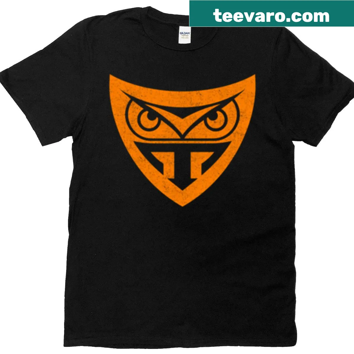 Minimalist Tyrell Symbol T-shirt with a stylized graphic design — on a men's t-shirt