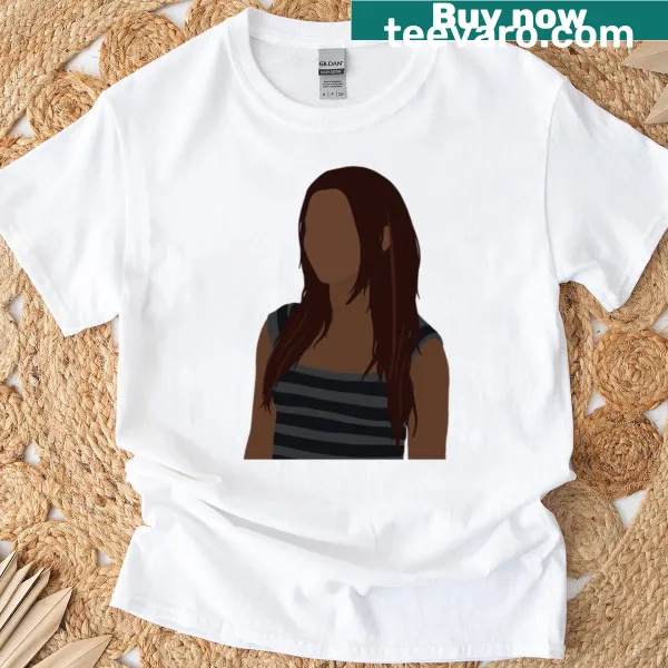 T-shirt with graphic inspired by Abbie from Ginny and Georgia featuring pink hair