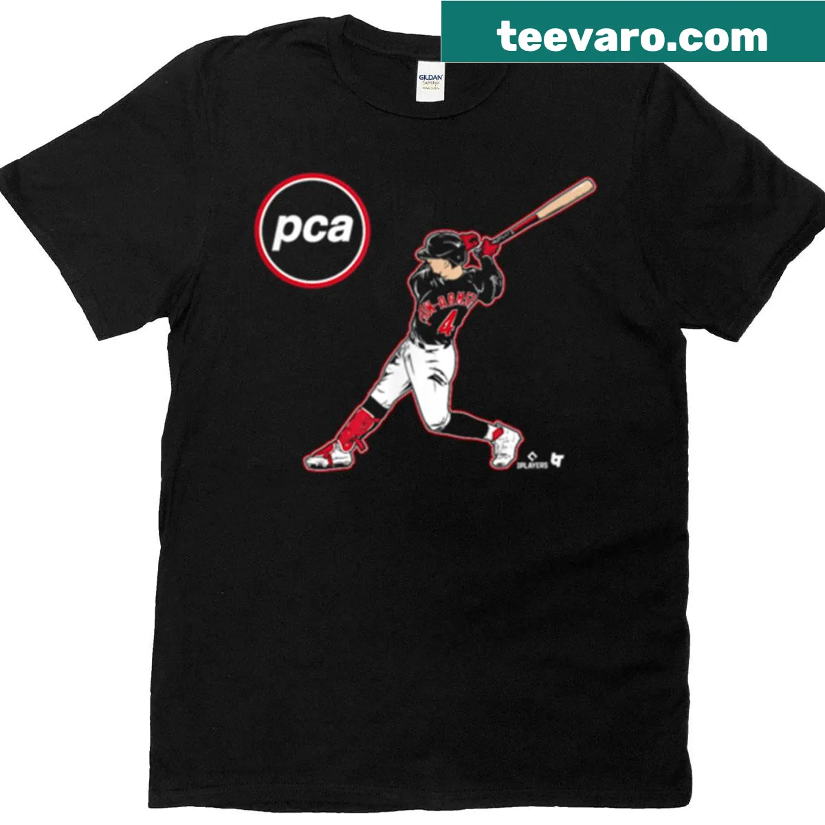 Batter Up Baseball graphic printed T-shirt — on a men's t-shirt