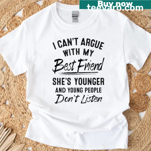 Heartwarming phrase celebrating friendship on a t-shirt