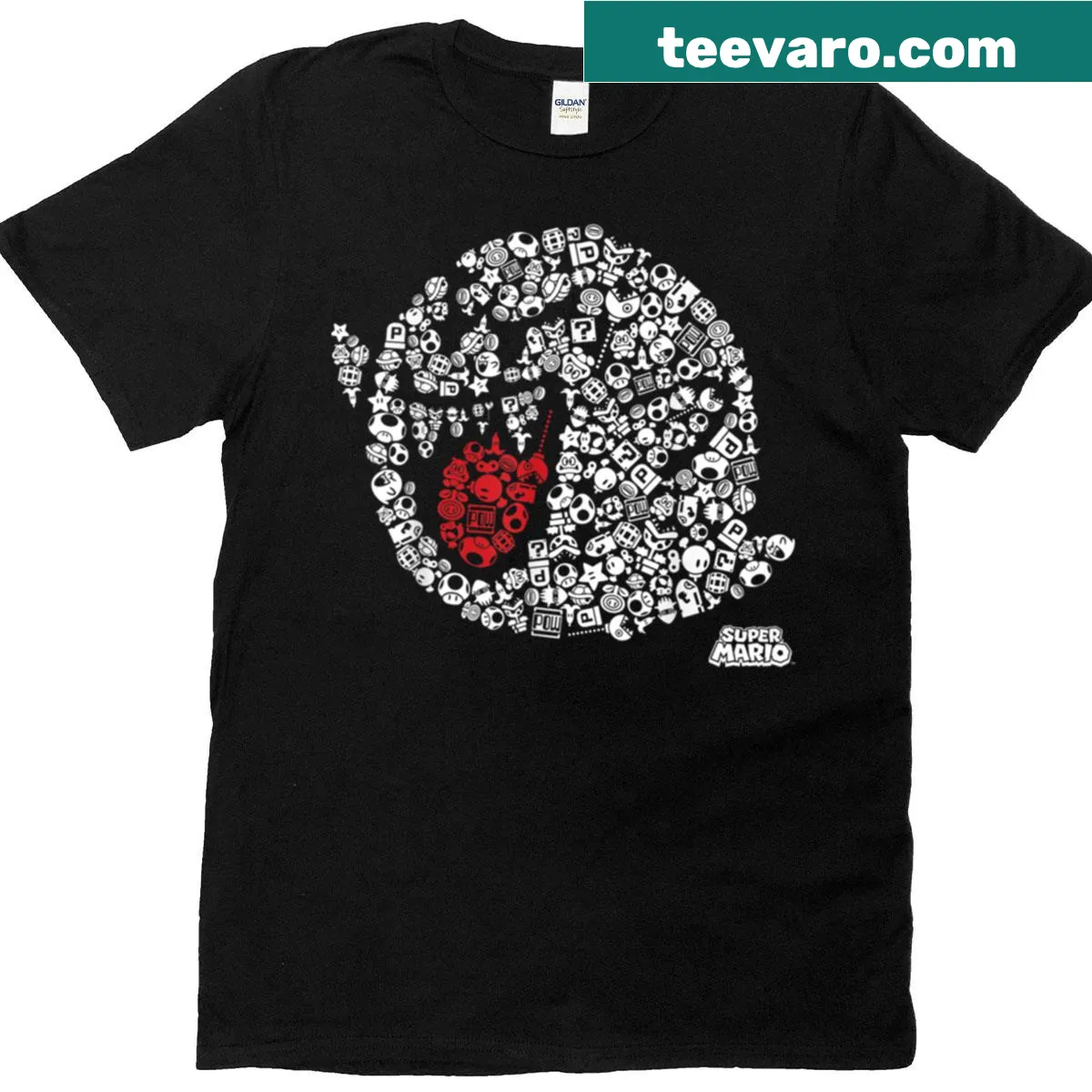 Boo Bees Halloween couples graphic T-shirt — on a men's t-shirt
