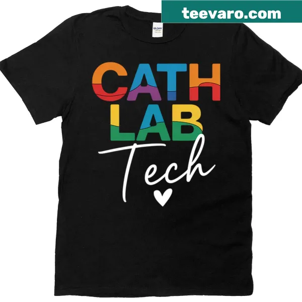 Cath Lab Technician T-shirt with bold typography