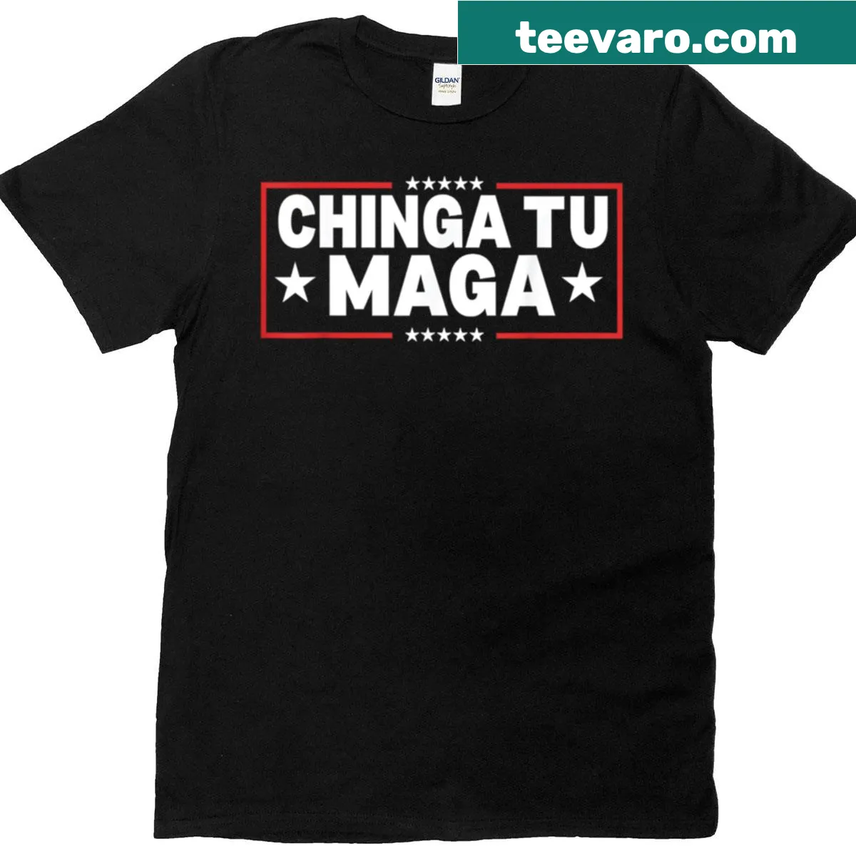 Pro Immigration t-shirt with the phrase 'Chinga La Migra' prominently displayed — on a men's t-shirt