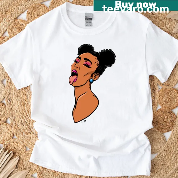 Bold Ebony Pop 2 T-shirt with striking typography