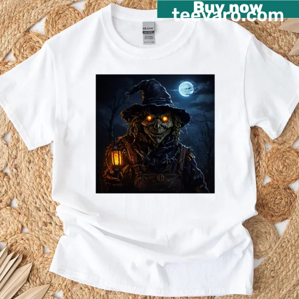 Haunting illustration t-shirt for Halloween enthusiasts