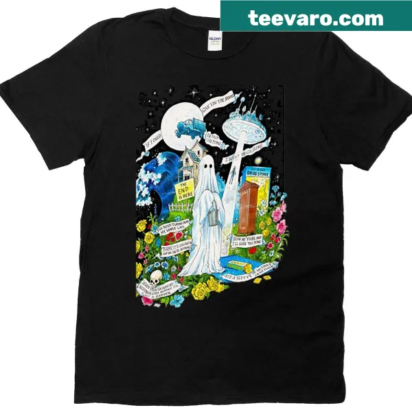 Edgy typography T-shirt inspired by Phoebe Bridgers