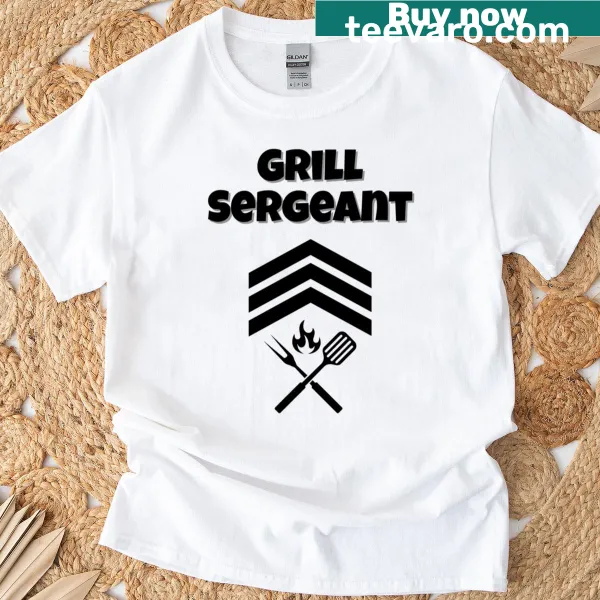 Funny BBQ themed t-shirt for dads who love grilling