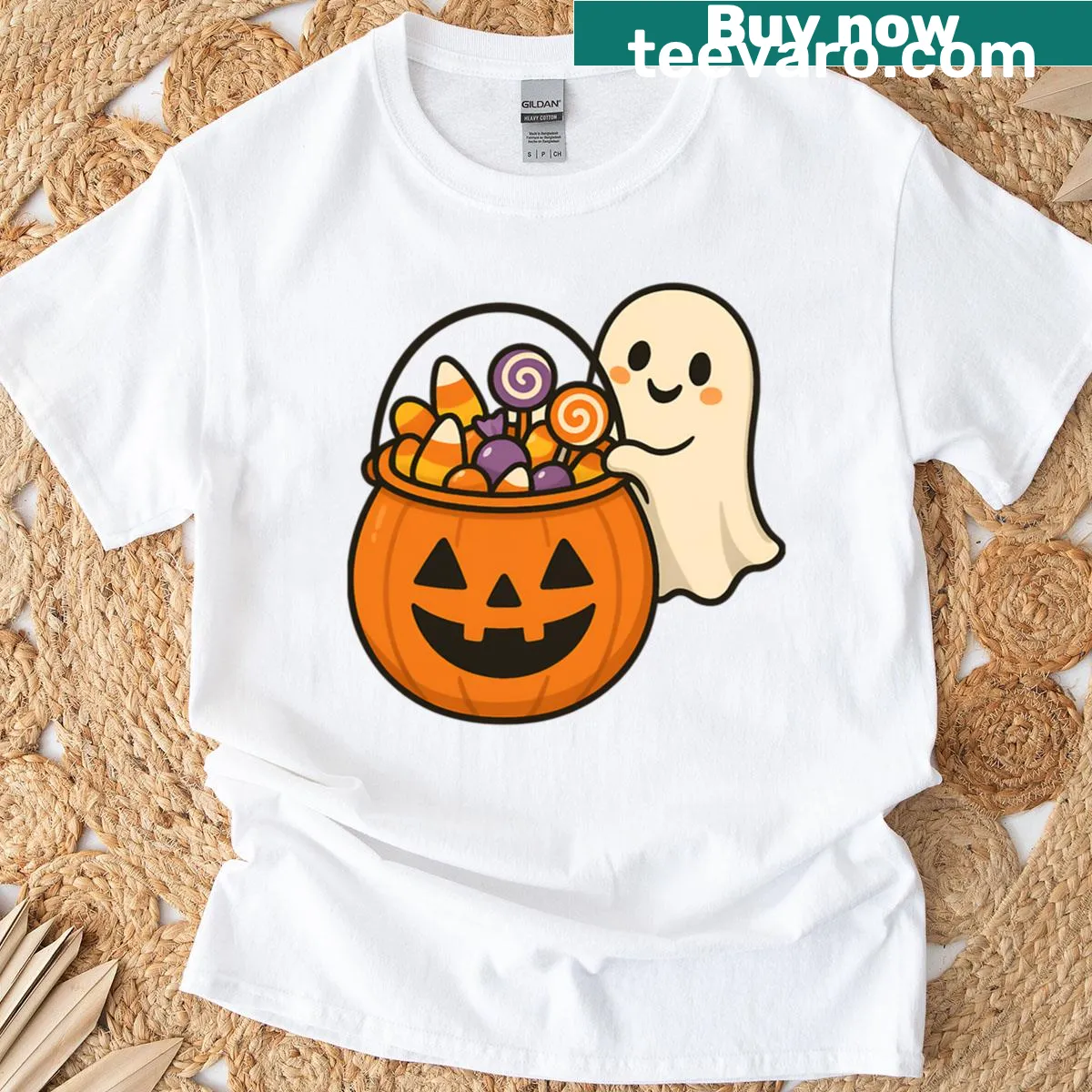 Funny dad Halloween T-shirt with humorous text — on a men's t-shirt