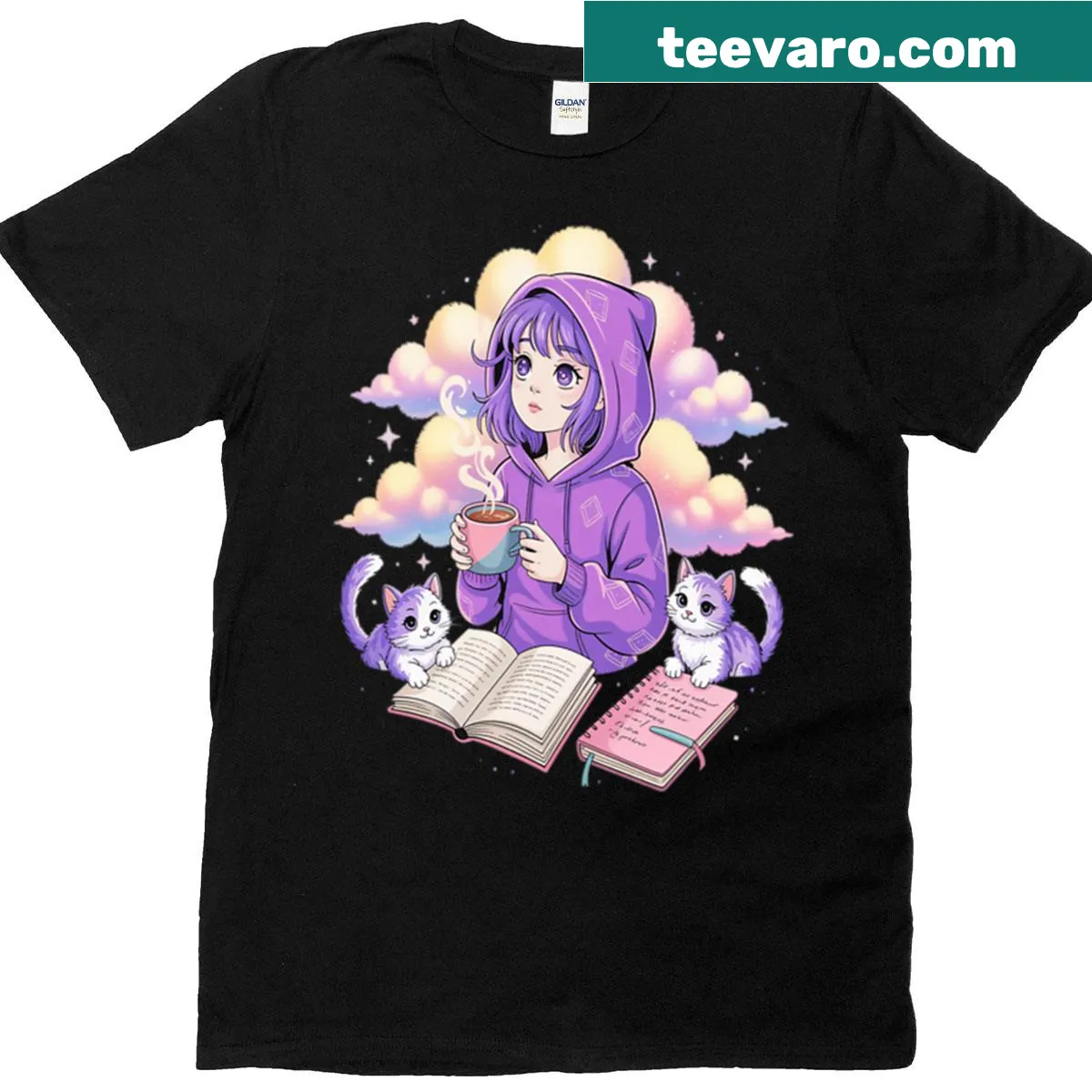 Whimsical T-shirt with the phrase about hoping for superpowers from radiation. — on a men's t-shirt