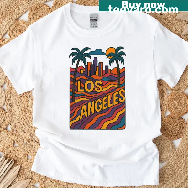 Los Angeles La Pride T-shirt celebrating diversity and inclusivity