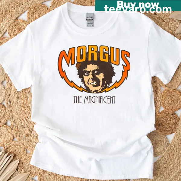 Illustration of Morgus the Magnificent on a classic T-shirt