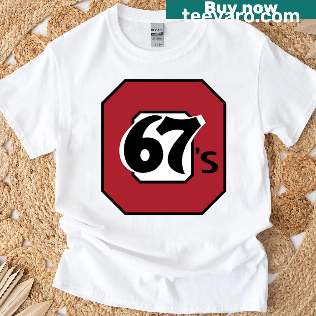 Bold t-shirt featuring Ottawa 67x27s Club team logo — on a men's t-shirt