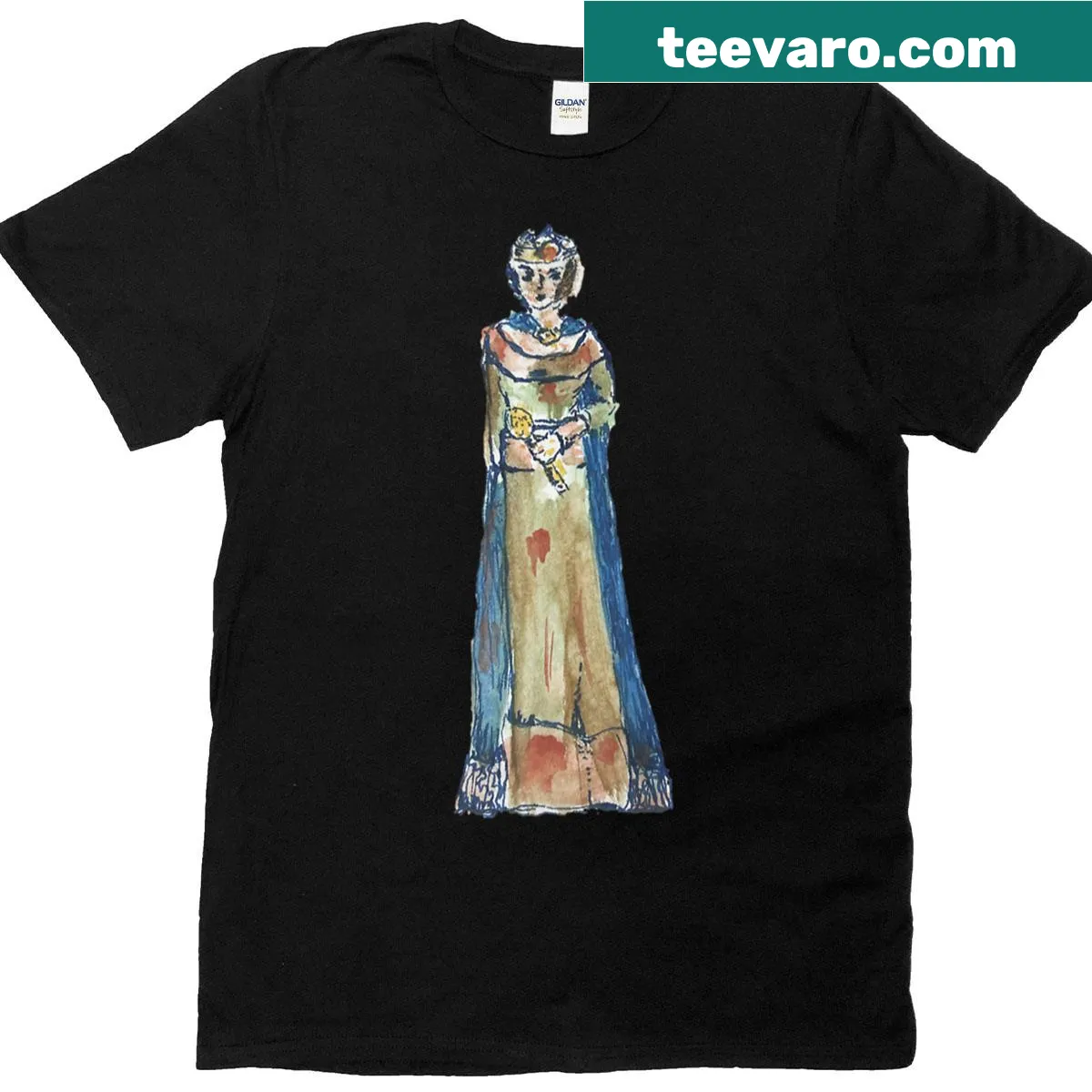 Astrology-themed Princess Capricorn t-shirt with whimsical design — on a men's t-shirt