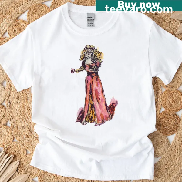 Illustration of a lion with a crown and floral elements for a whimsical touch.
