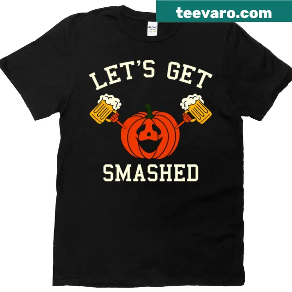 Funny Halloween T-shirt with pumpkin graphic and text