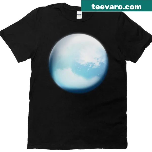 Minimalist sky sphere geometric design t-shirt