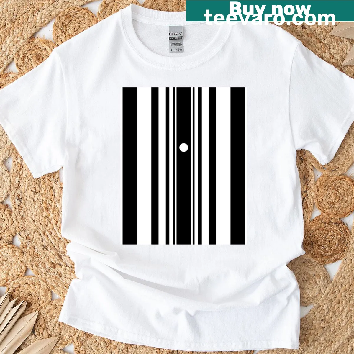 T-shirt showcasing a graphic of the Doppler Effect with educational design. — on a men's t-shirt