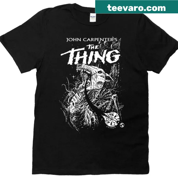 Illustration of an alien creature on a t-shirt