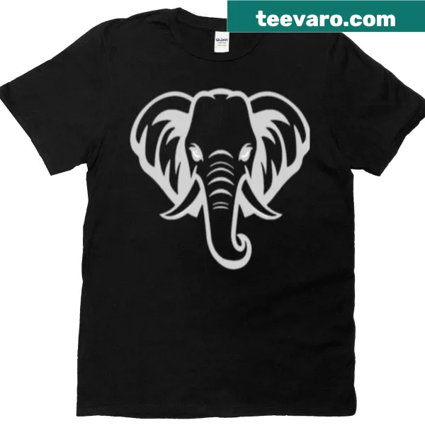 Cartoon T-shirt featuring an angry elephant design