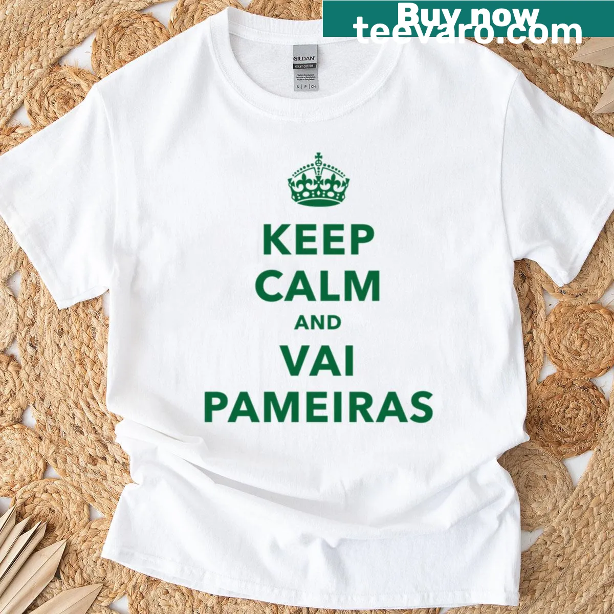 Funny T-shirt with 'Biggest Brazilian Soccer Team' text — on a men's t-shirt