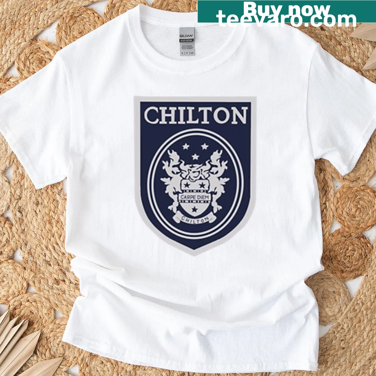 Badge-style design celebrating Gilmore Girls on a T-shirt — on a men's t-shirt