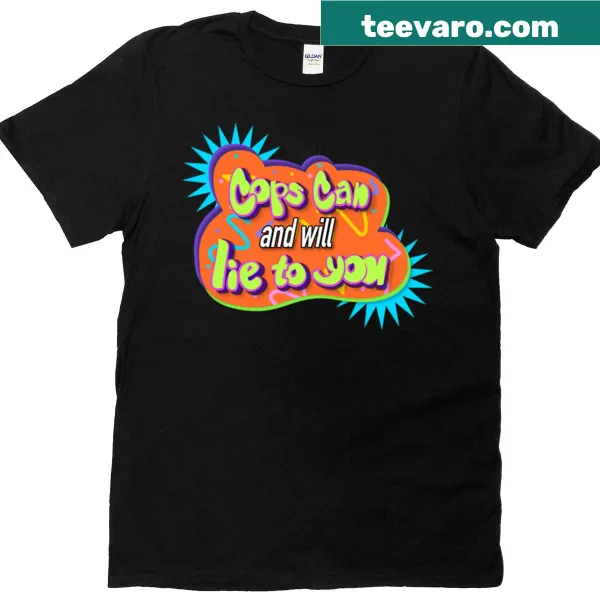 Statement t-shirt with bold text on authority and trust