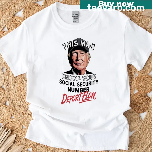 Political statement typography T-shirt against Elon Musk