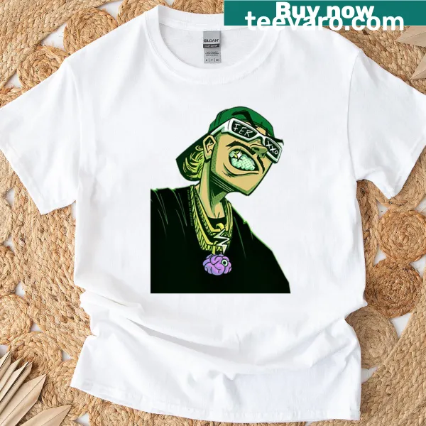 T-shirt with bold text 'Feid Ferxxo.'