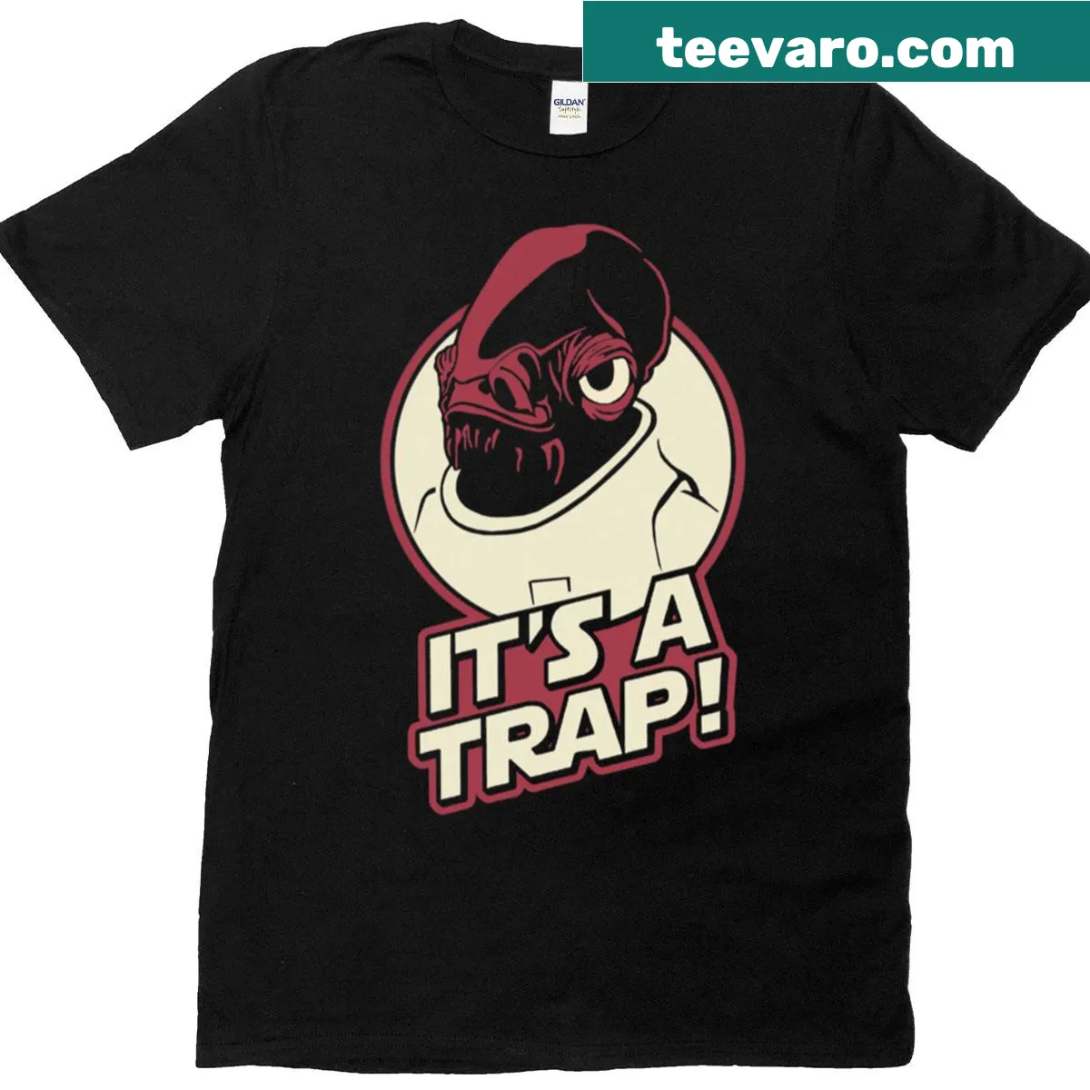 It’s A Trap T-shirt with bold humorous typography — on a men's t-shirt