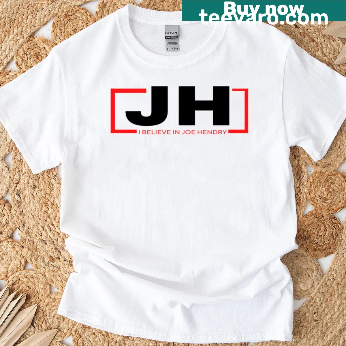 Simple Joe Hendry logo t-shirt for fans — on a men's t-shirt
