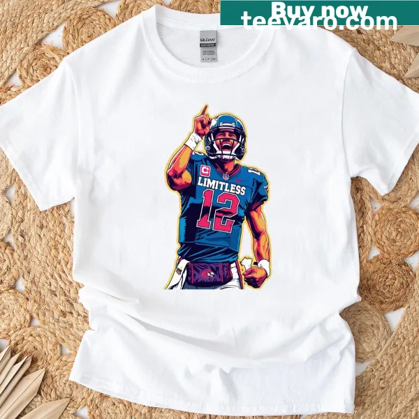 Limitless 12 themed T-shirt featuring a compelling graphic design