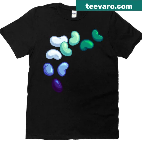 Whimsical jellybeans graphic t-shirt