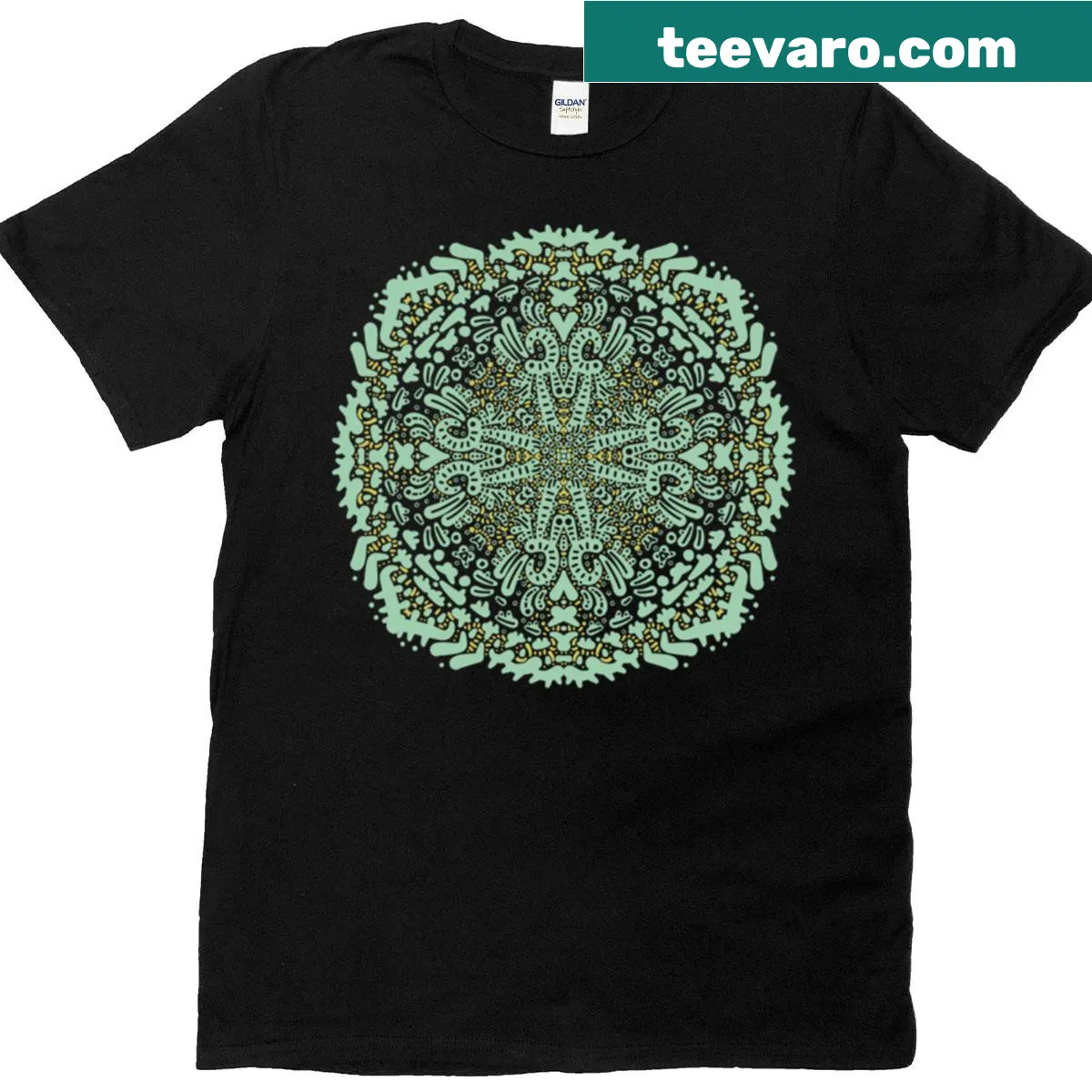 Minimalist silhouette design on a t-shirt — on a men's t-shirt