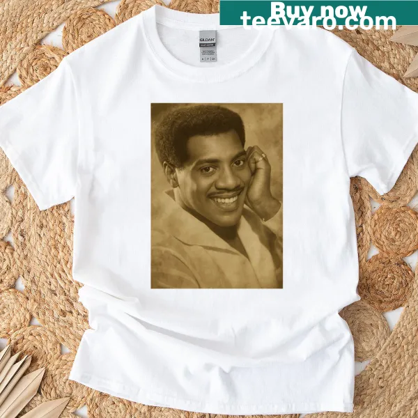 Vintage style tribute to Otis Redding on a t-shirt