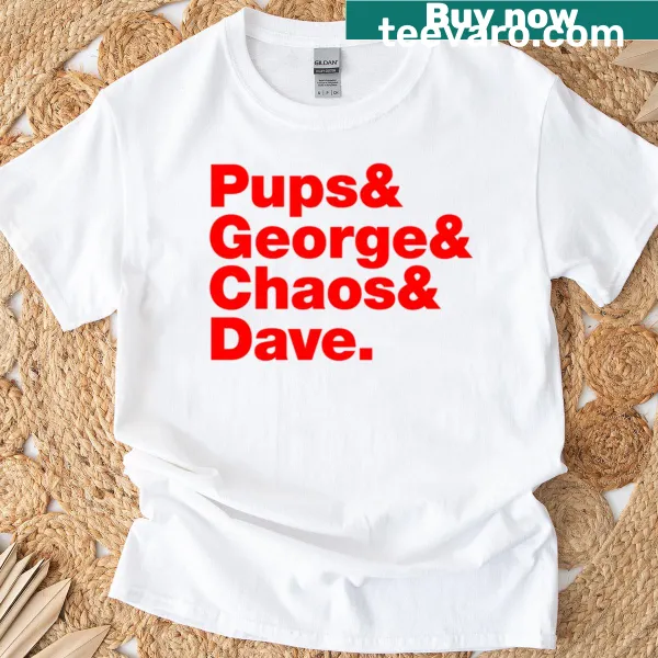 Playful typography on a pet-themed t-shirt
