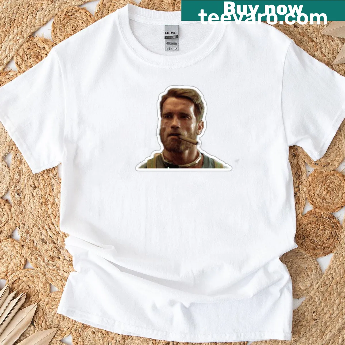 Edgy T-shirt with the phrase 'Running Man' and a cigar graphic — on a men's t-shirt